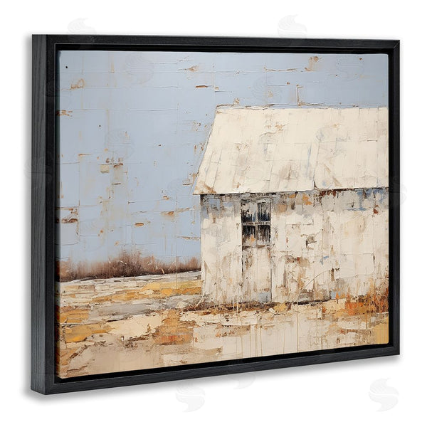 Stupell Industries Ramona Murdock | Rustic White Barn Wall Art