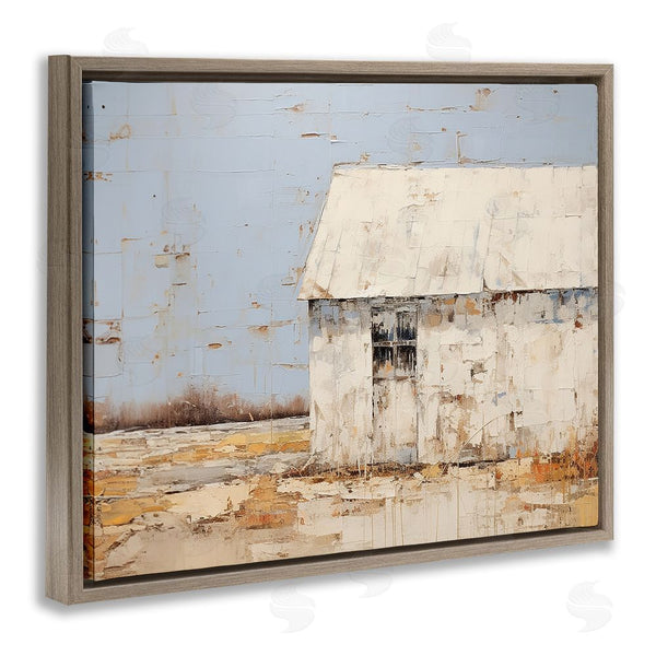 Stupell Industries Ramona Murdock | Rustic White Barn Wall Art