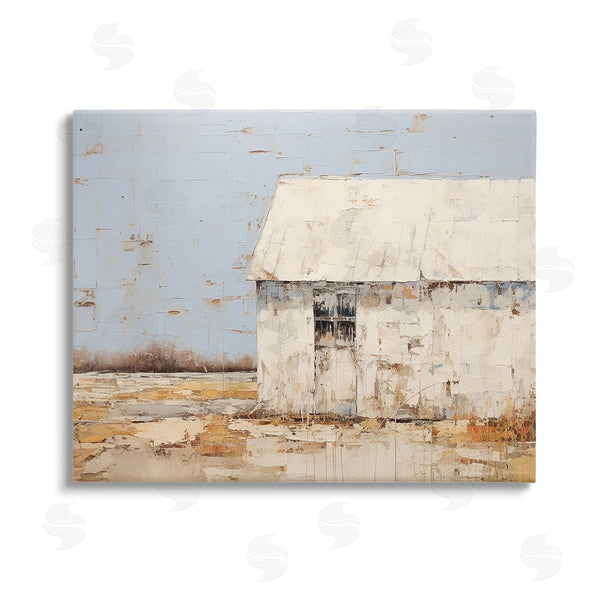 stupell industries Ramona Murdock | Rustic White Barn Wall Art