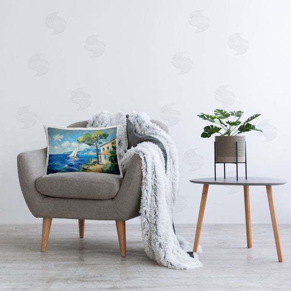 Stupell Industries Ramona Murdock | Sailboat & Beach Villa