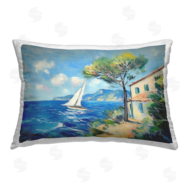 Stupell Industries Ramona Murdock | Sailboat & Beach Villa