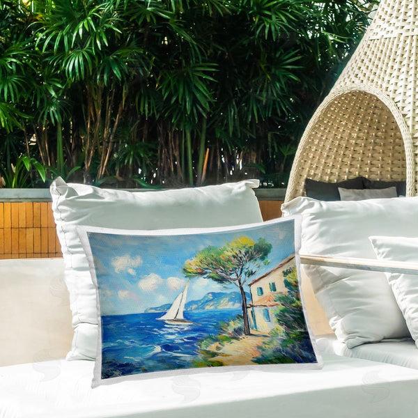 Stupell Industries Ramona Murdock | Sailboat & Beach Villa