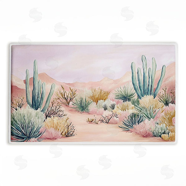 stupell industries Ramona Murdock | Sandy Desert Wonderland Plush Bath Mat