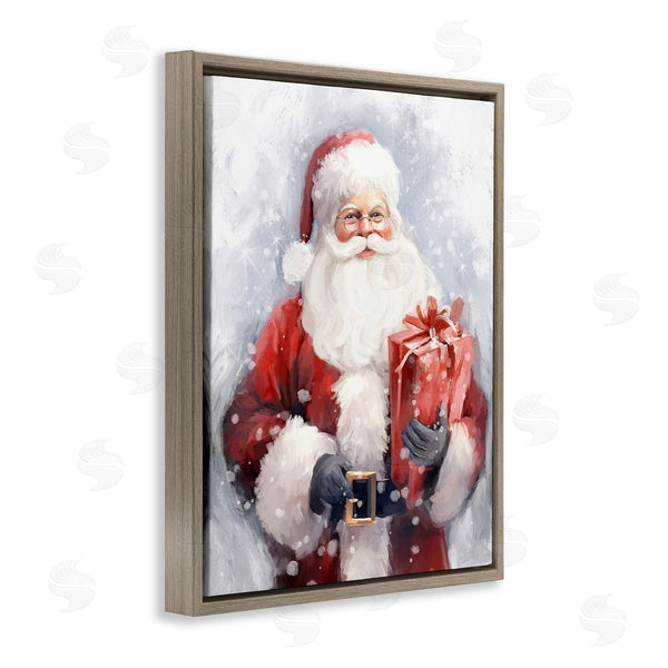 Stupell Industries Ramona Murdock | Santa With Red Gift Wall Art