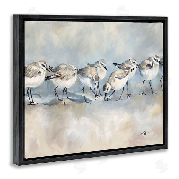 Stupell Industries Ramona Murdock | Shore Birds Lineup On Beach