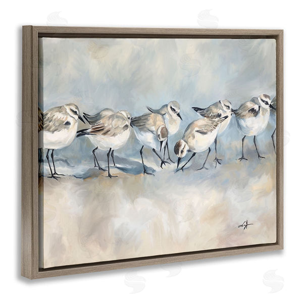 Stupell Industries Ramona Murdock | Shore Birds Lineup On Beach