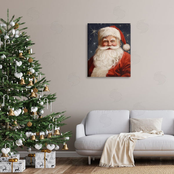 Stupell Industries Ramona Murdock | Smiling Santa Claus Portrait Wall Art