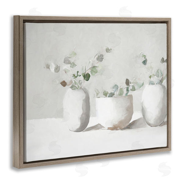 Stupell Industries Ramona Murdock | Subtle White Eucalyptus Wall Art