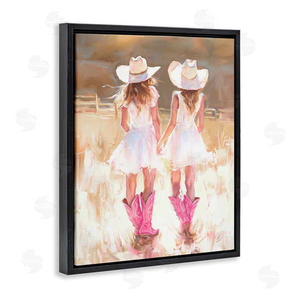 Stupell Industries Ramona Murdock | Sunlit Cowgirl Sisters Wall Art