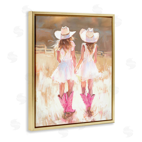 Stupell Industries Ramona Murdock | Sunlit Cowgirl Sisters Wall Art