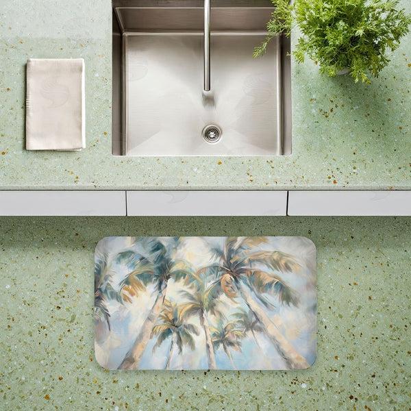 Stupell Industries Ramona Murdock | Swaying Palms Abstract Anti-Fatigue Mat