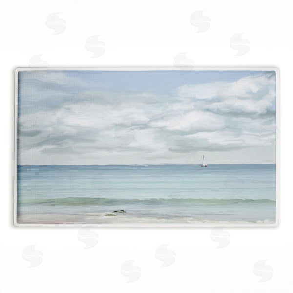 stupell industries Ramona Murdock | That Day In Paradise Plush Bath Mat