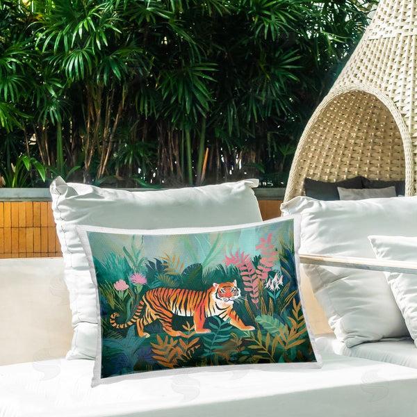 Stupell Industries Ramona Murdock | Tiger In Jungle Leaves