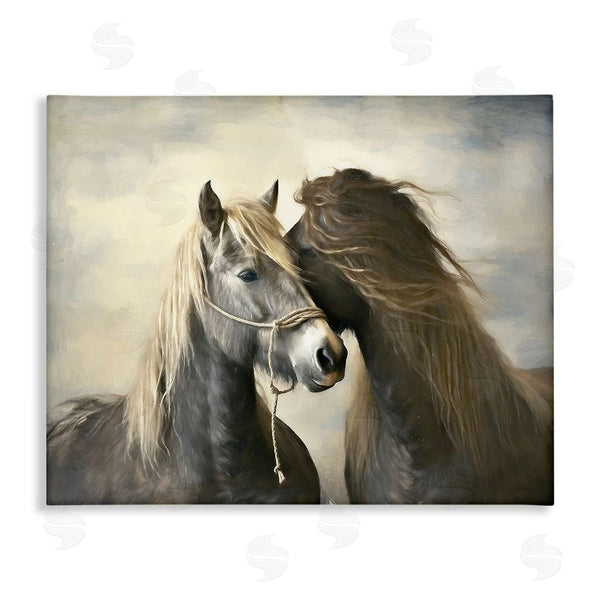 stupell industries Ramona Murdock | Traditional Hugging Horses Wall Art