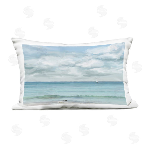 Stupell Industries Ramona Murdock | Tranquil Cloudy Beach View