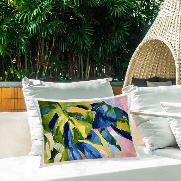 Stupell Industries Ramona Murdock | Tropical Leaves Layered
