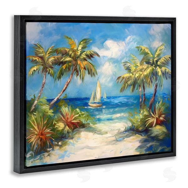 Stupell Industries Ramona Murdock | Tropical Paradise Harbor