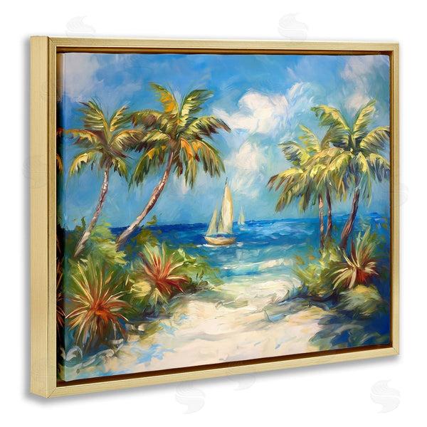 Stupell Industries Ramona Murdock | Tropical Paradise Harbor