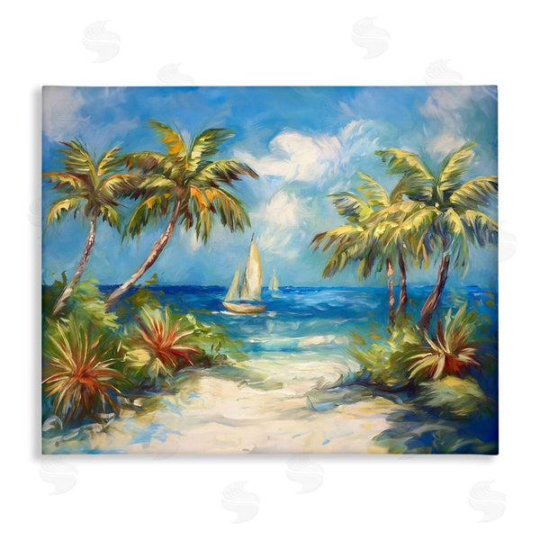 stupell industries Ramona Murdock | Tropical Paradise Harbor
