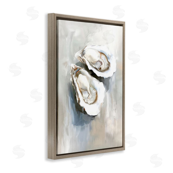 Stupell Industries Ramona Murdock | Two Oysters Seashell Mirage