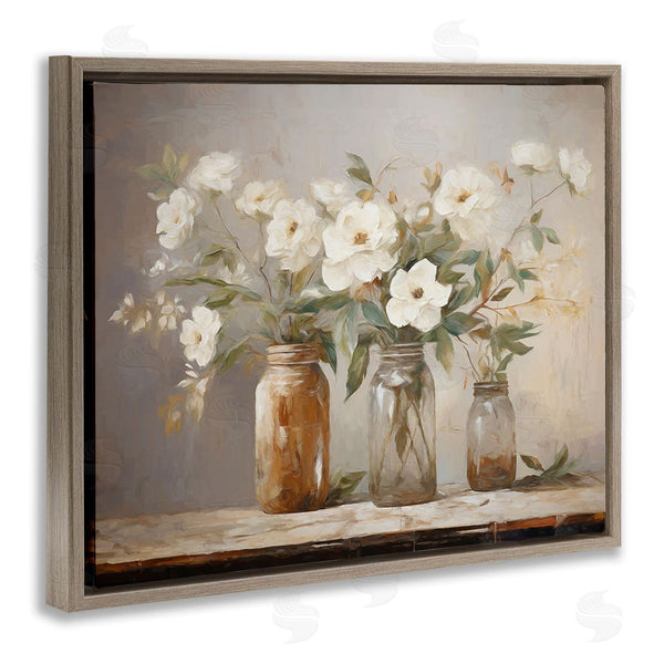 Stupell Industries Ramona Murdock | Vintage Farmhouse Blooms Wall Art