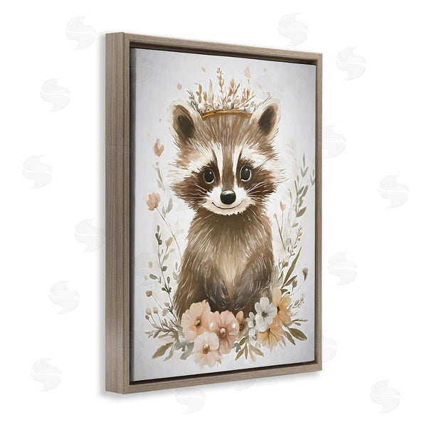 Stupell Industries Ramona Murdock | Whimsical Crowned Raccoon