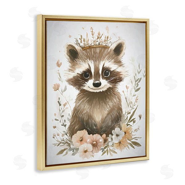 Stupell Industries Ramona Murdock | Whimsical Crowned Raccoon