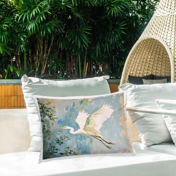 Stupell Industries Ramona Murdock | White Heron In Flight