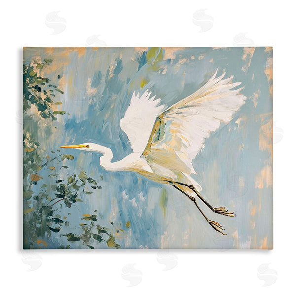 stupell industries Ramona Murdock | White Heron in Flight