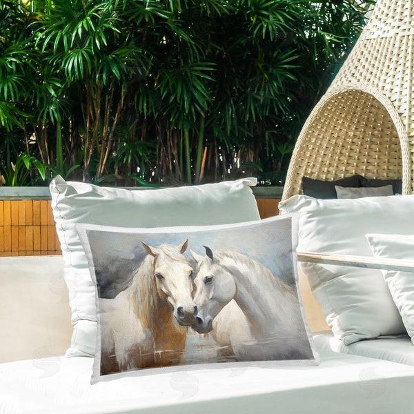 Stupell Industries Ramona Murdock | White Horses Abstraction