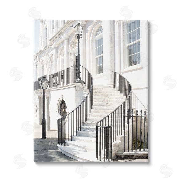 stupell industries Ramona Murdock | White Staircase Architecture Wall Art