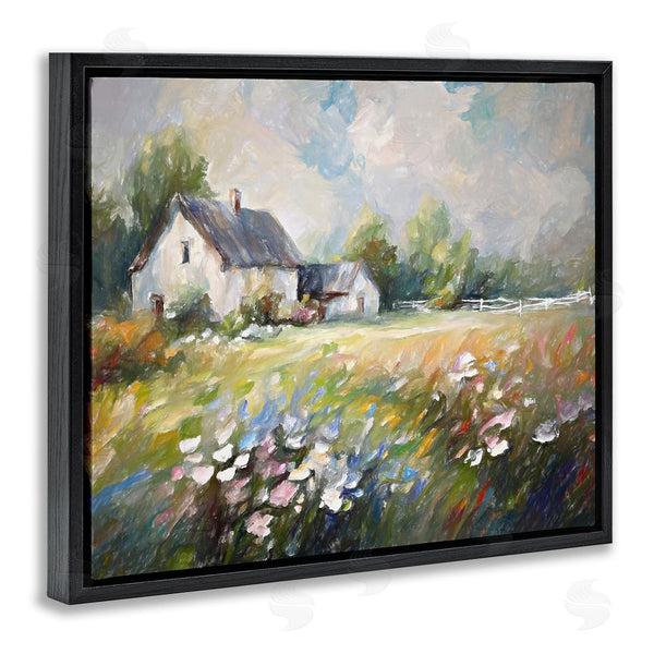 Stupell Industries Ramona Murdock | Windblown Flowers Farmhouse Wall Art