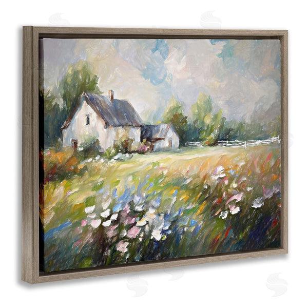 Stupell Industries Ramona Murdock | Windblown Flowers Farmhouse Wall Art