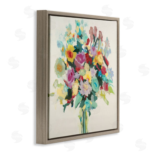 Stupell Industries Randy Hibberd | Abstract Spring Flower Bouquet Wall Art