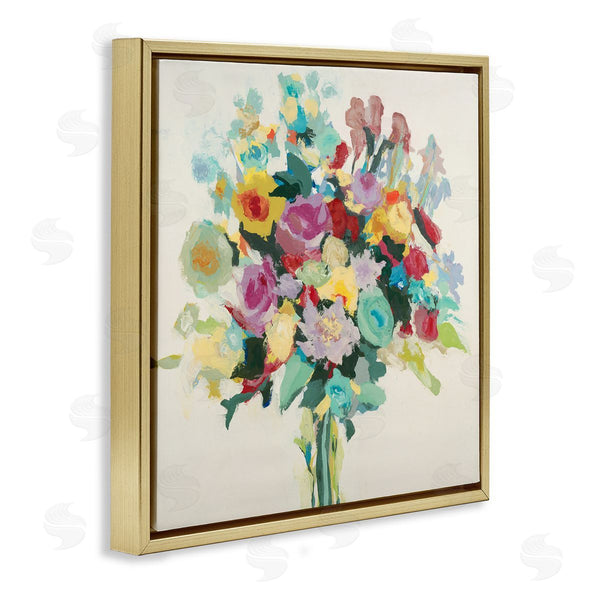 Stupell Industries Randy Hibberd | Abstract Spring Flower Bouquet Wall Art