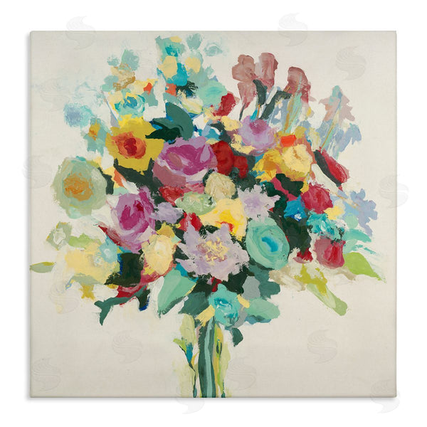 stupell industries Randy Hibberd | Abstract Spring Flower Bouquet Wall Art