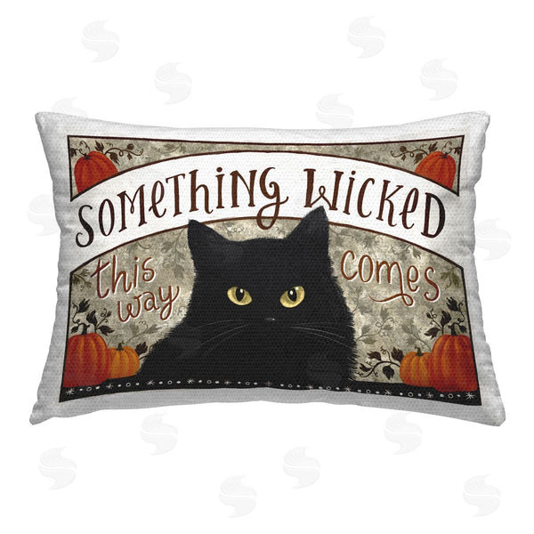 Stupell Industries Raquel Maciel | Something Wicked Halloween Cat