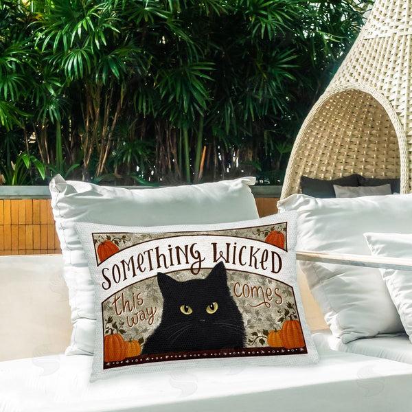 Stupell Industries Raquel Maciel | Something Wicked Halloween Cat