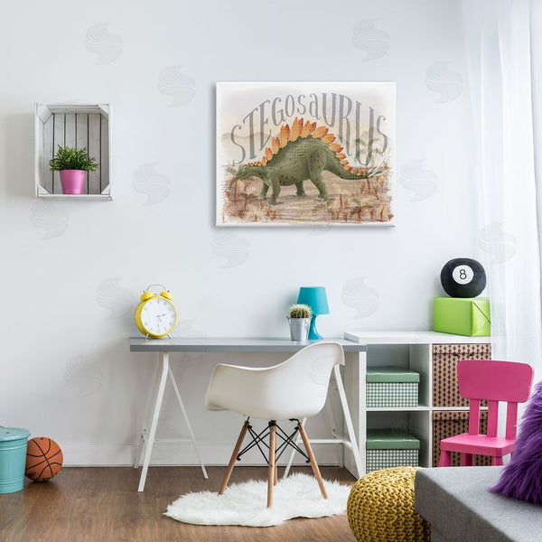 Stupell Industries Raquel Maciel | Stegosaurus In Nature Wall Art