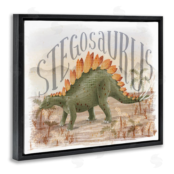 Stupell Industries Raquel Maciel | Stegosaurus In Nature Wall Art