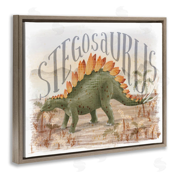 Stupell Industries Raquel Maciel | Stegosaurus In Nature Wall Art