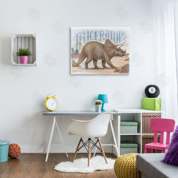 Stupell Industries Raquel Maciel | Triceratops In Nature Wall Art