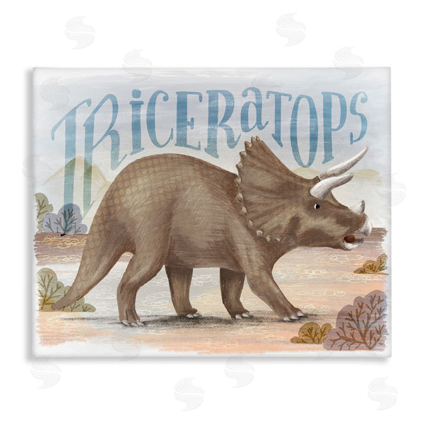 stupell industries Raquel Maciel | Triceratops in Nature Wall Art