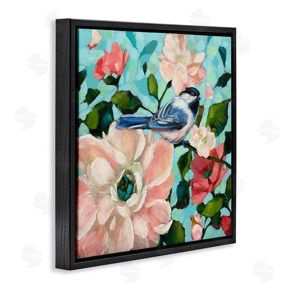 Stupell Industries Raquel Roth | Blue Bird & Bold Flowers Wall Art