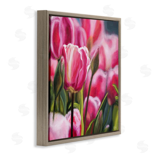 Stupell Industries Raquel Roth | Pink Tulips Garden Wall Art