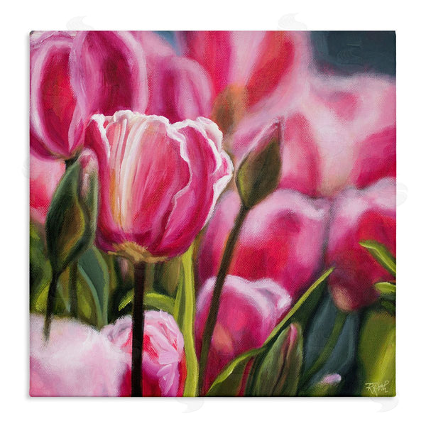 stupell industries Raquel Roth | Pink Tulips Garden Wall Art