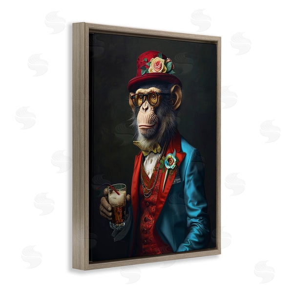 Stupell Industries Ray Heere | Monkey With Fancy Outfit