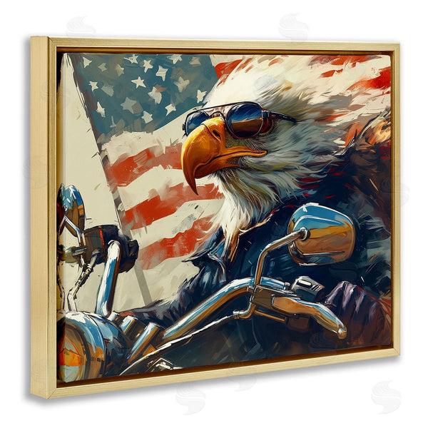 Stupell Industries Ray Heere | Patriotic Bald Eagle Wall Art
