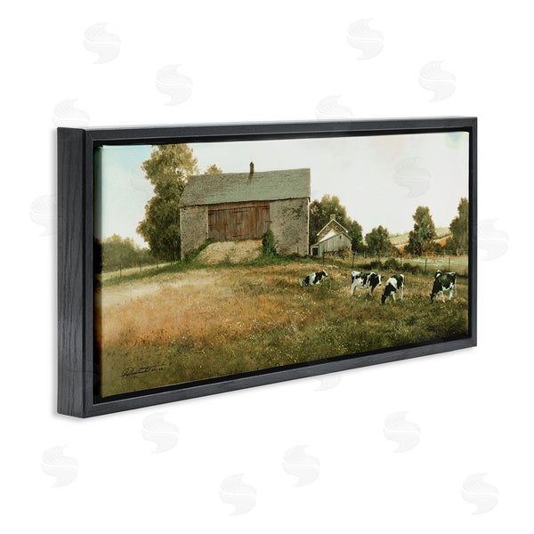 Stupell Industries Ray Hendershot | Traditional Cows Grazing Wall Art