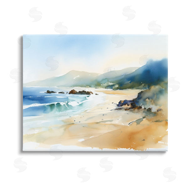 stupell industries Ray Powers | Abstract Beach Scenery Wall Art